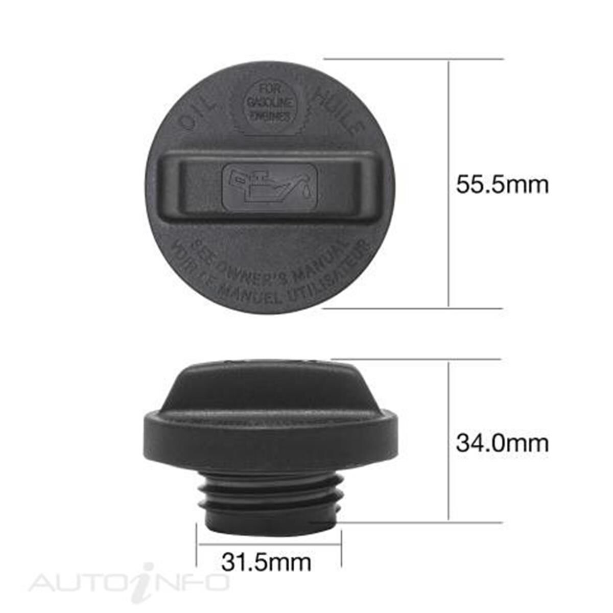 Supercheap auto store oil cap