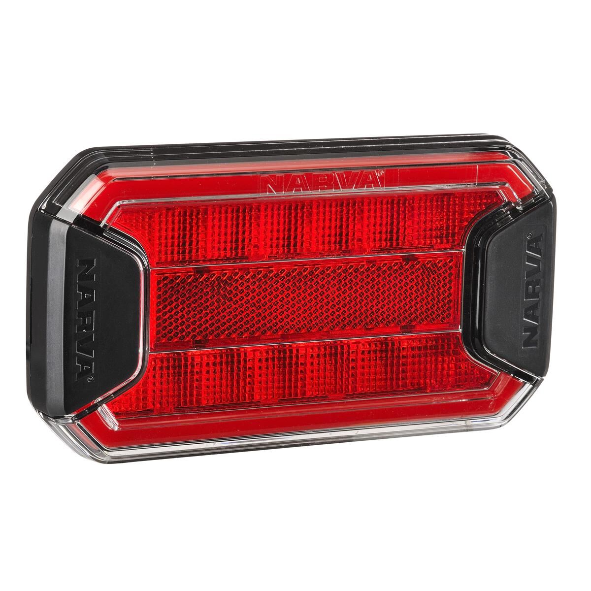 Narva 9-33 Volt LED Stop/Tail Lamp with In-Built Reflector, Coloured Lens and 0.5m of Hard-Wired Cable, , scaau_hi-res