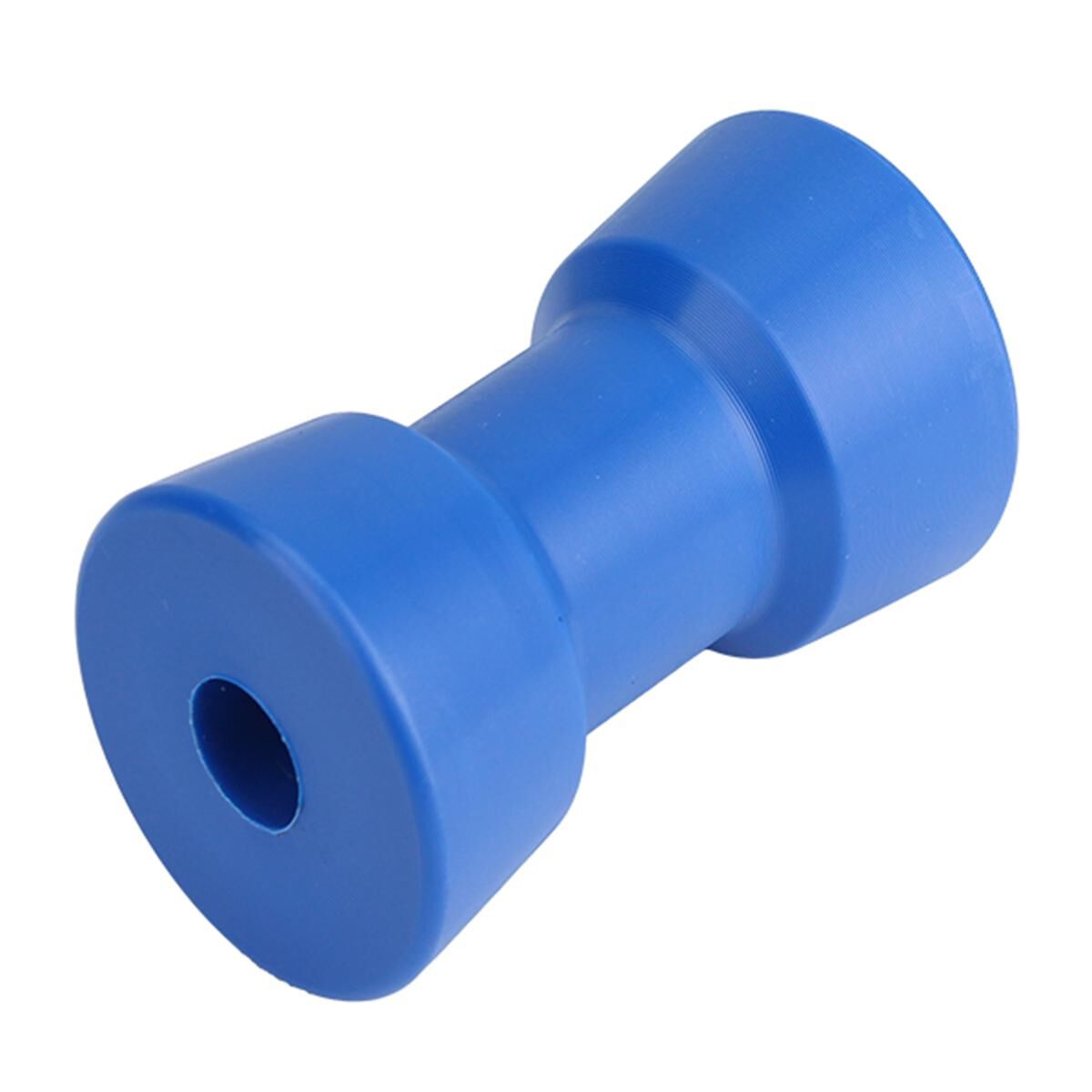 Sunrise Nylon Roller Keel Roller 4" 17mm Bore Blue, , scaau_hi-res