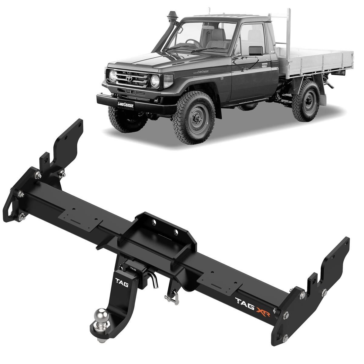 TAG RECOVERY BAR TO SUIT T/LCRUISER UTE (10/96 -7/12), , scaau_hi-res