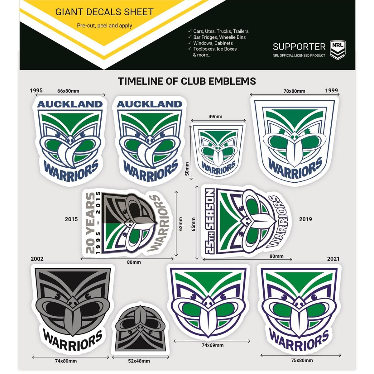 WARRIORS GIANT DECALS SHEET, , scaau_hi-res