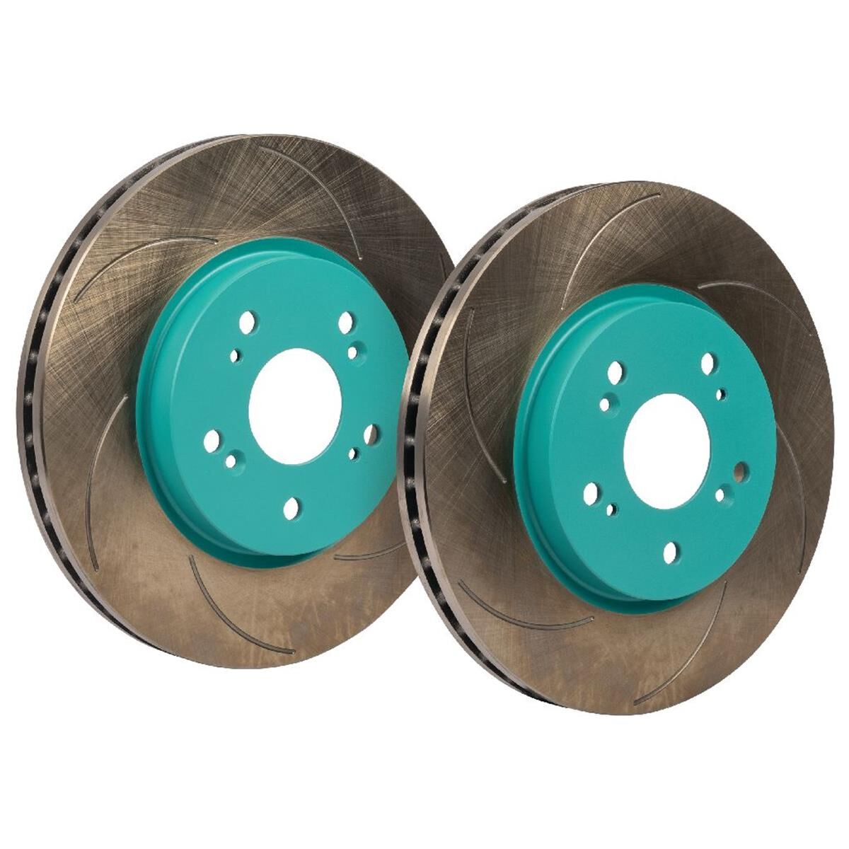 PROJECT MU BRAKE ROTORS PAIR SCR PURE PLUS6 GREEN 300X28MM, , scaau_hi-res