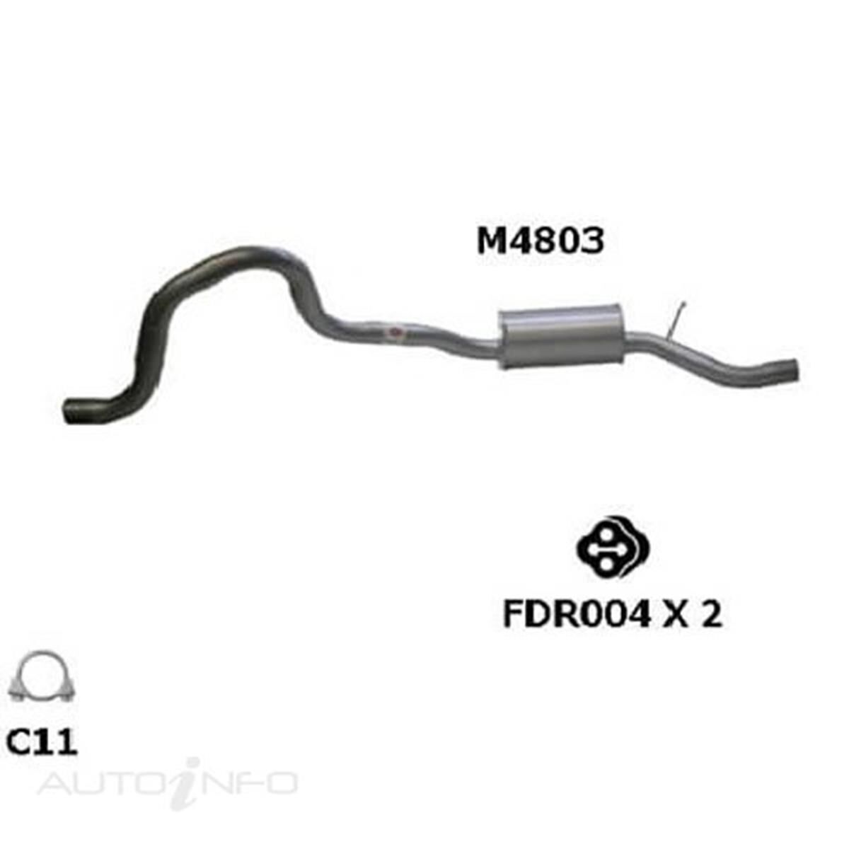 FORD FALCON EA-AU WAGON REAR WITH DUAL REAR BRACKETS - 6CYL, , scaau_hi-res