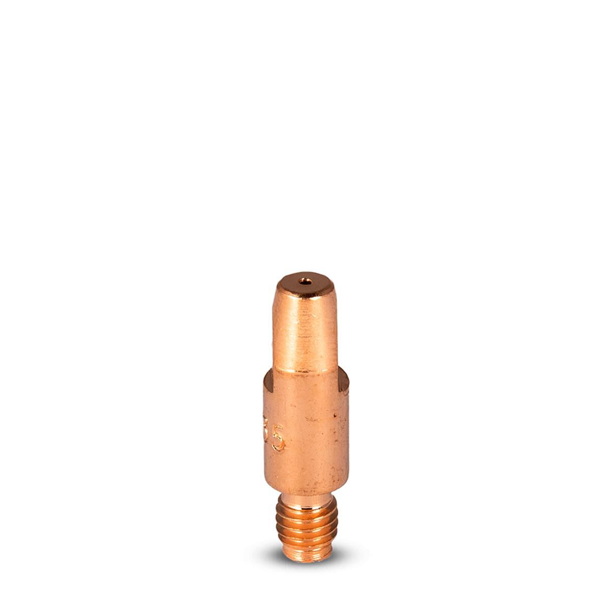 PKT 10 CONTACT TIP 1.0MM AL M6 8MM, , scaau_hi-res