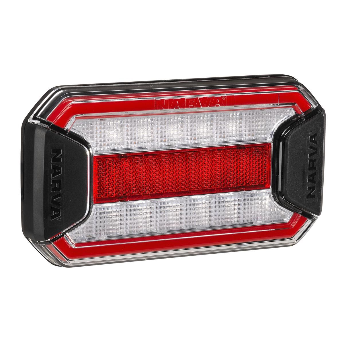 Narva 9-33 Volt LED Tail and Indicator Lamp with In-Built Reflector, Clear Lens and 0.5m of Hard-Wired Cable, , scaau_hi-res