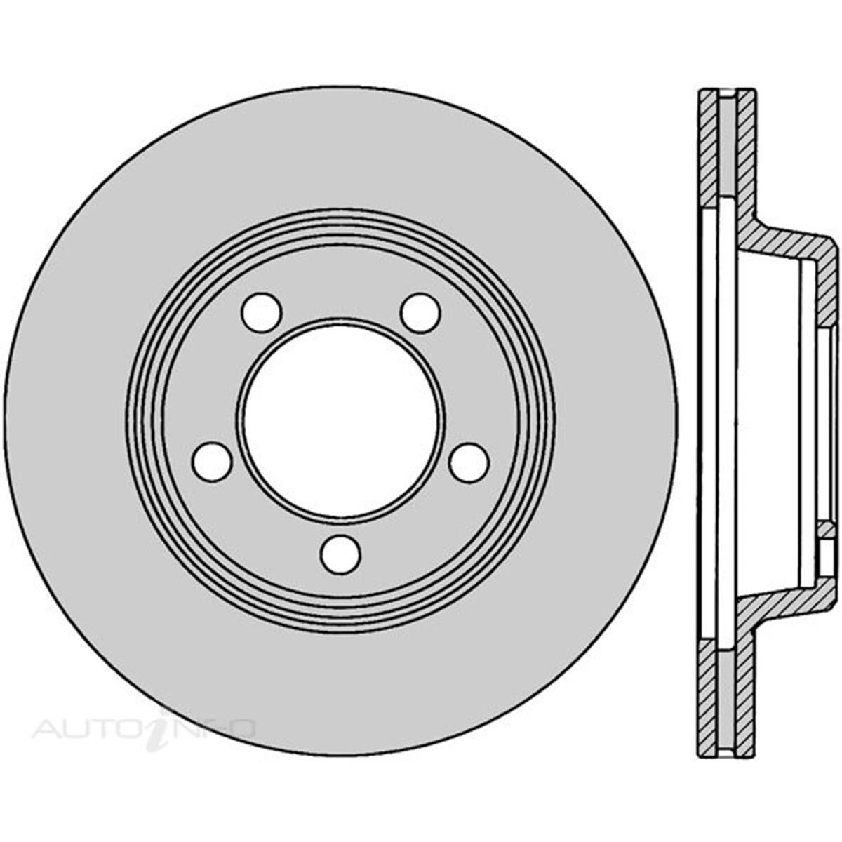 Protex Ultra Brake Rotor - DR106 | Supercheap Auto