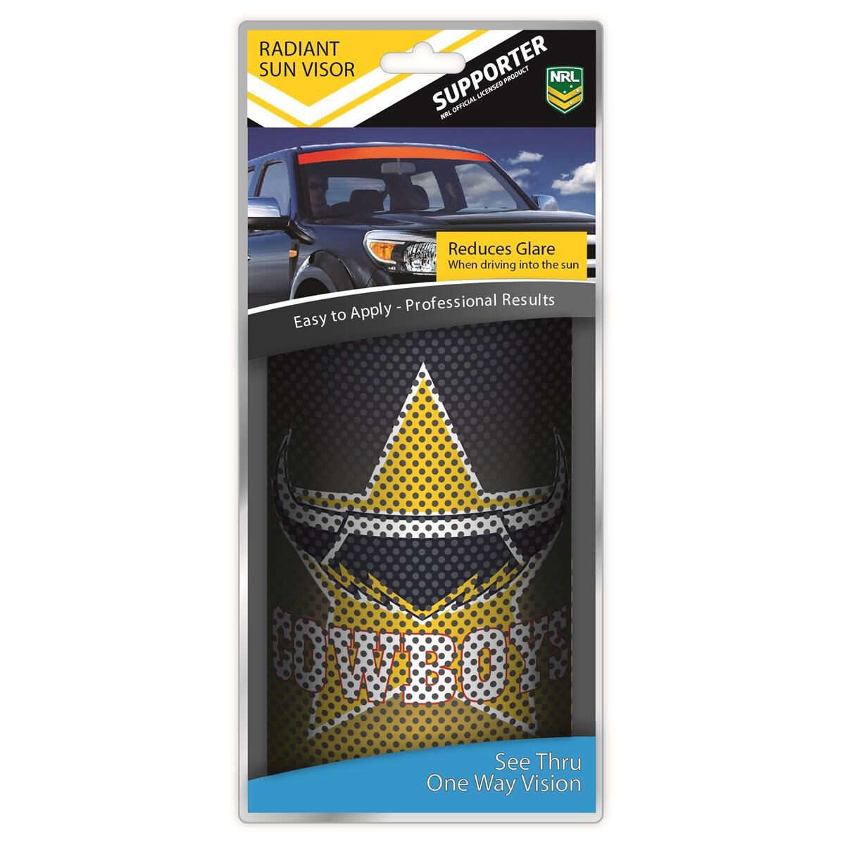 COWBOYS  ITAG SEE-THRU SUN VISOR - RADIANT DESIGN, , scaau_hi-res