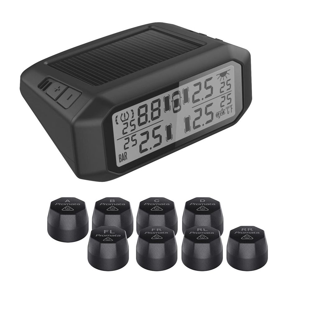 Promata DIY External RV Tyre Pressure Monitor 6 Wheels, MATA1E6BRV