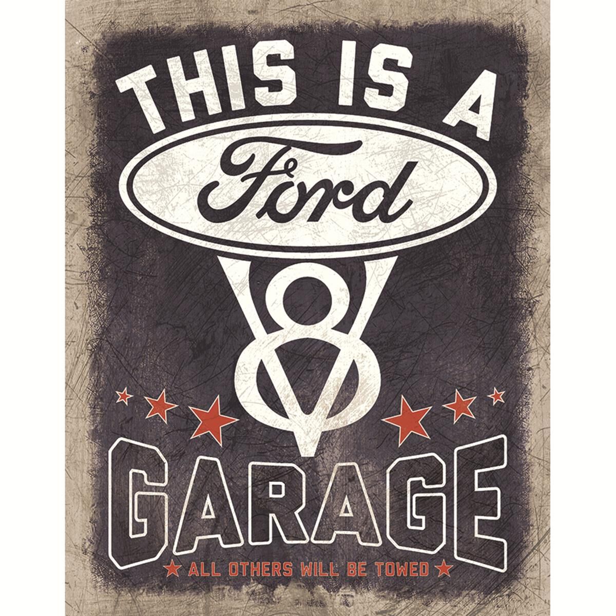 Sign-This is a Ford V8 Garage, , scaau_hi-res
