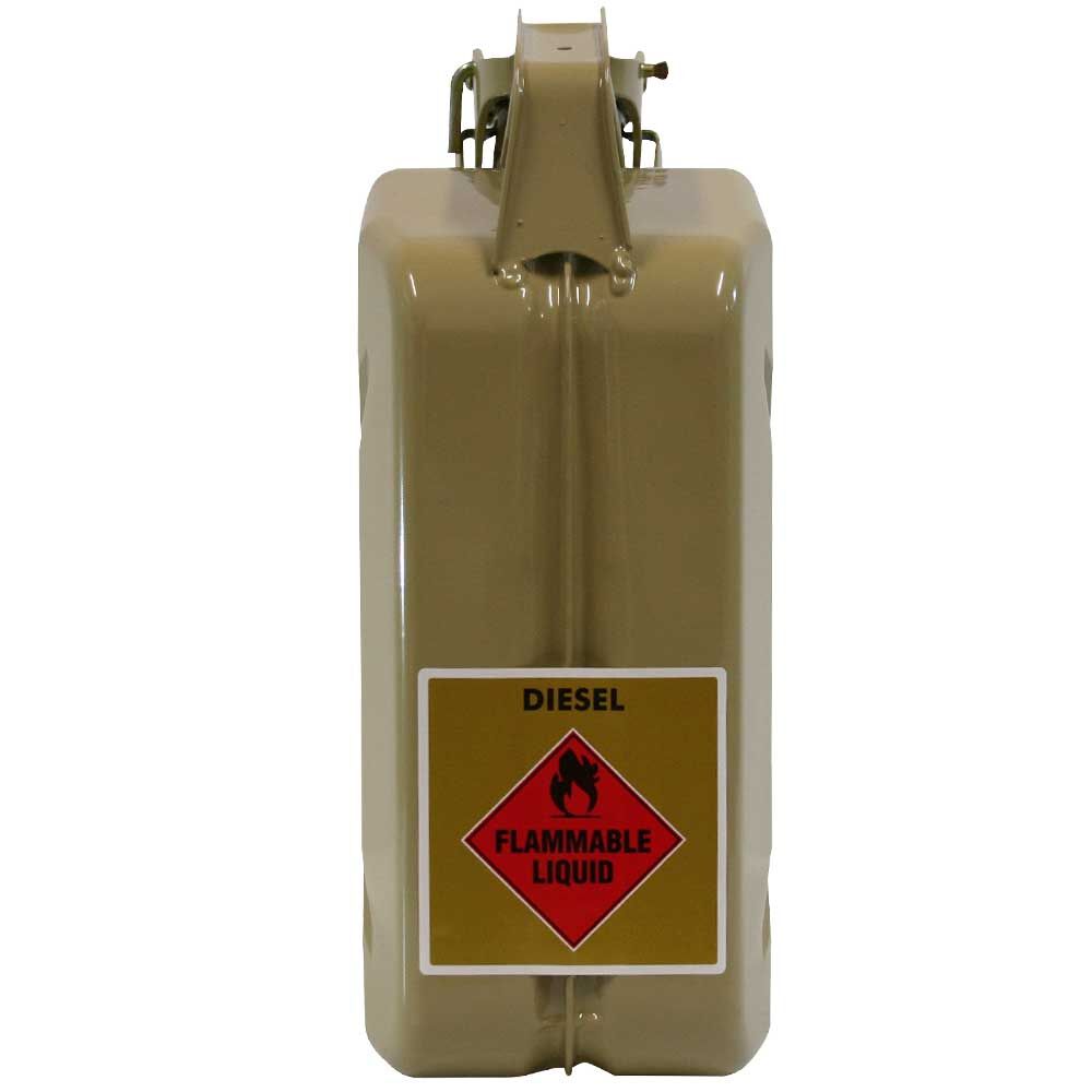 JERRY CAN METAL OLIVE 5L PRO QUIP *, , scaau_hi-res