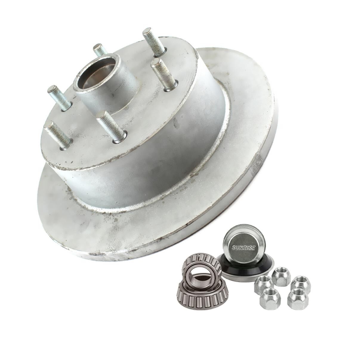 Sunrise Trailer Disc Hub Galvanised - Landcruiser 6 Stud, LM, , scaau_hi-res