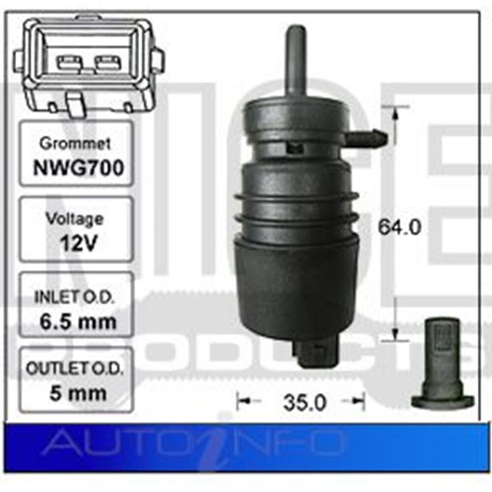 Nice Windscreen Washer Pump NWP761 Supercheap Auto