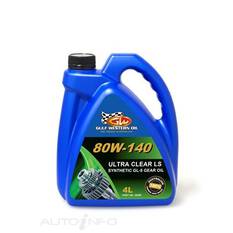 4L ULTRA CLEAR GEAR OIL FULL SYN LS 80W-140 4L, , scaau_hi-res
