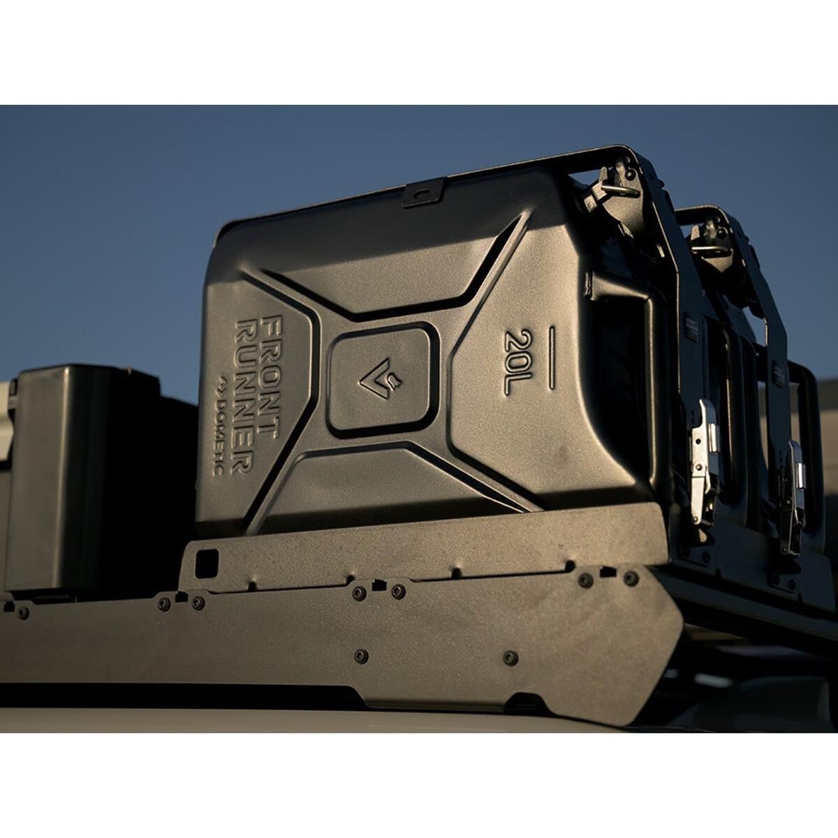 FRONT RUNNER 20L FUEL JERRY CAN - BLACK STEEL FINISH, , scaau_hi-res
