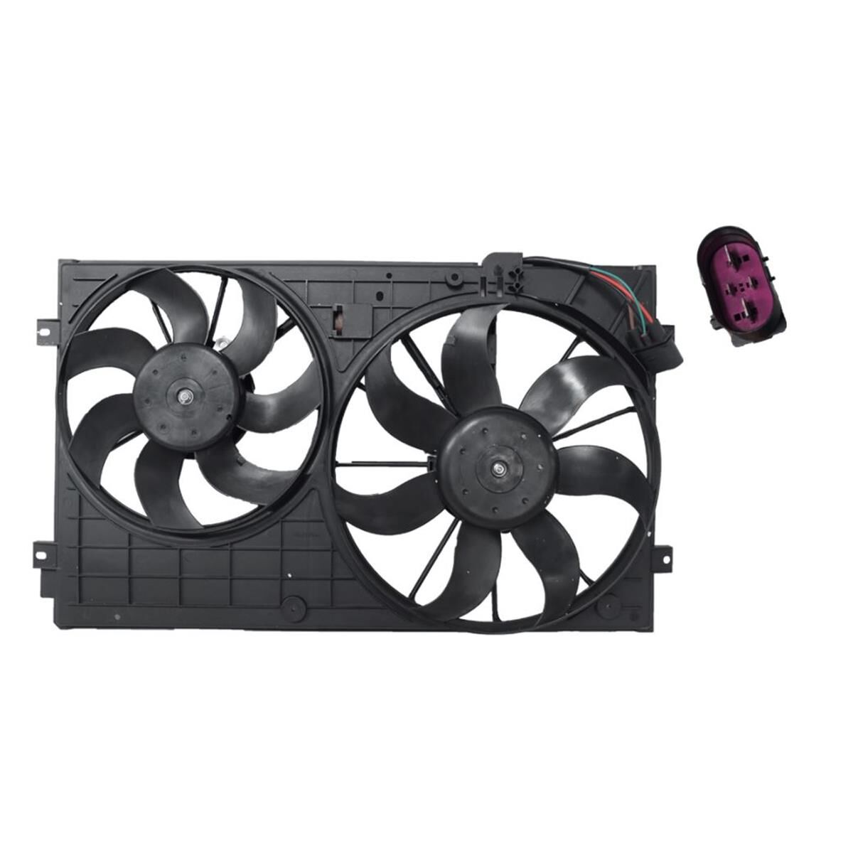 BEETLE 10/05- FAN FOR RADIATOR & AIR CONDENSER (DUAL), , scaau_hi-res