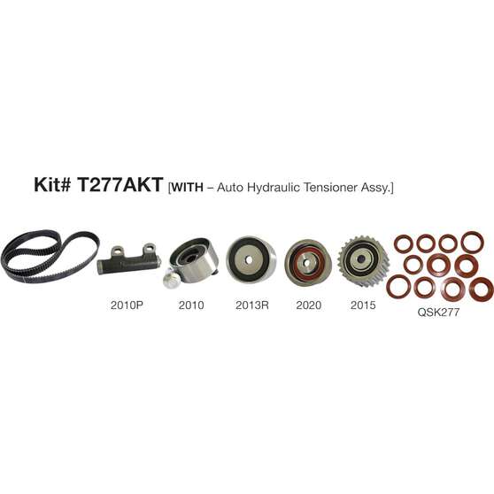 SUIT SUB DOHC > 7/98 TIMING BELT KIT, , scaau_hi-res