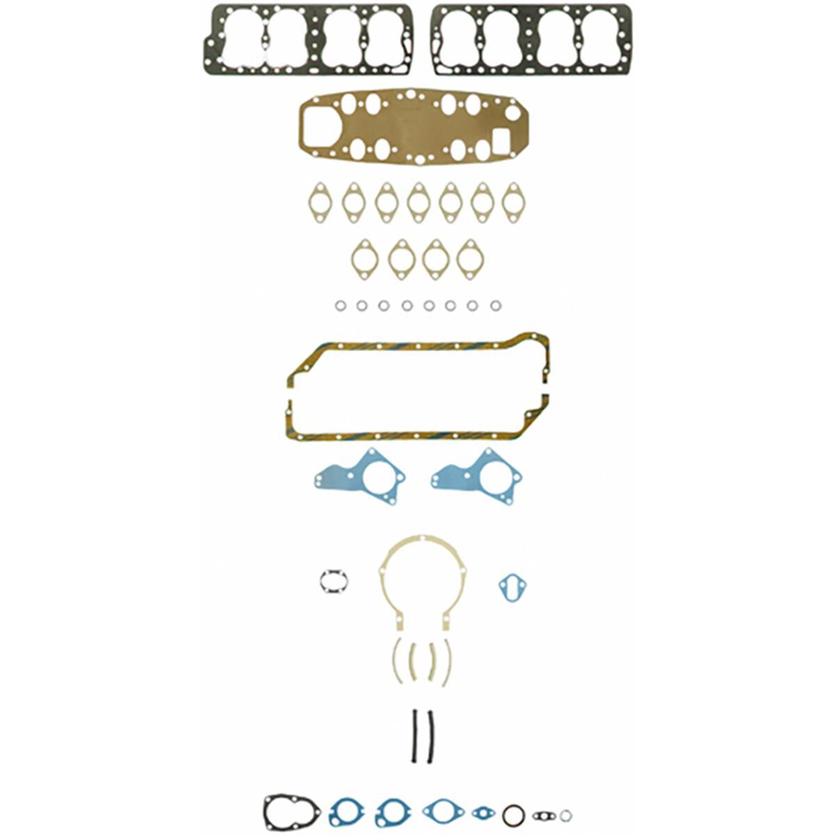 FORD FLATHEAD 1949-53 8BA FULL GASKET SET, , scaau_hi-res