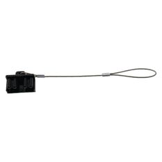 PKT 1 BLACK PLASTIC COVER T/S 50amp CONNECTOR W/ STEEL LOOP CABLE, , scaau_hi-res