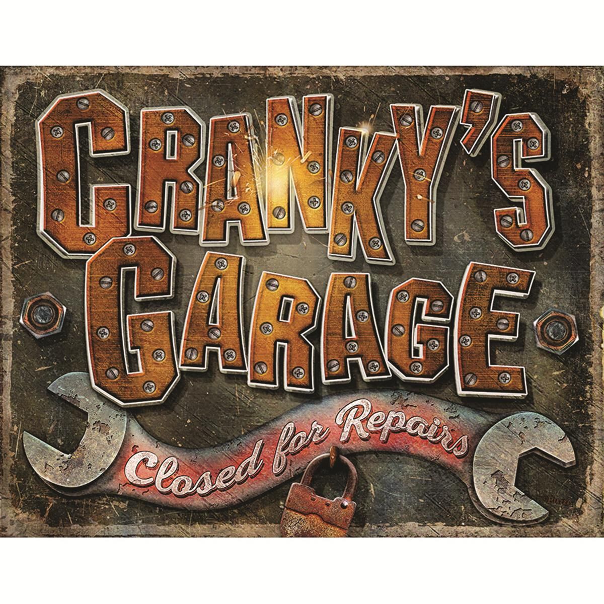Sign-Crankys Garage, , scaau_hi-res