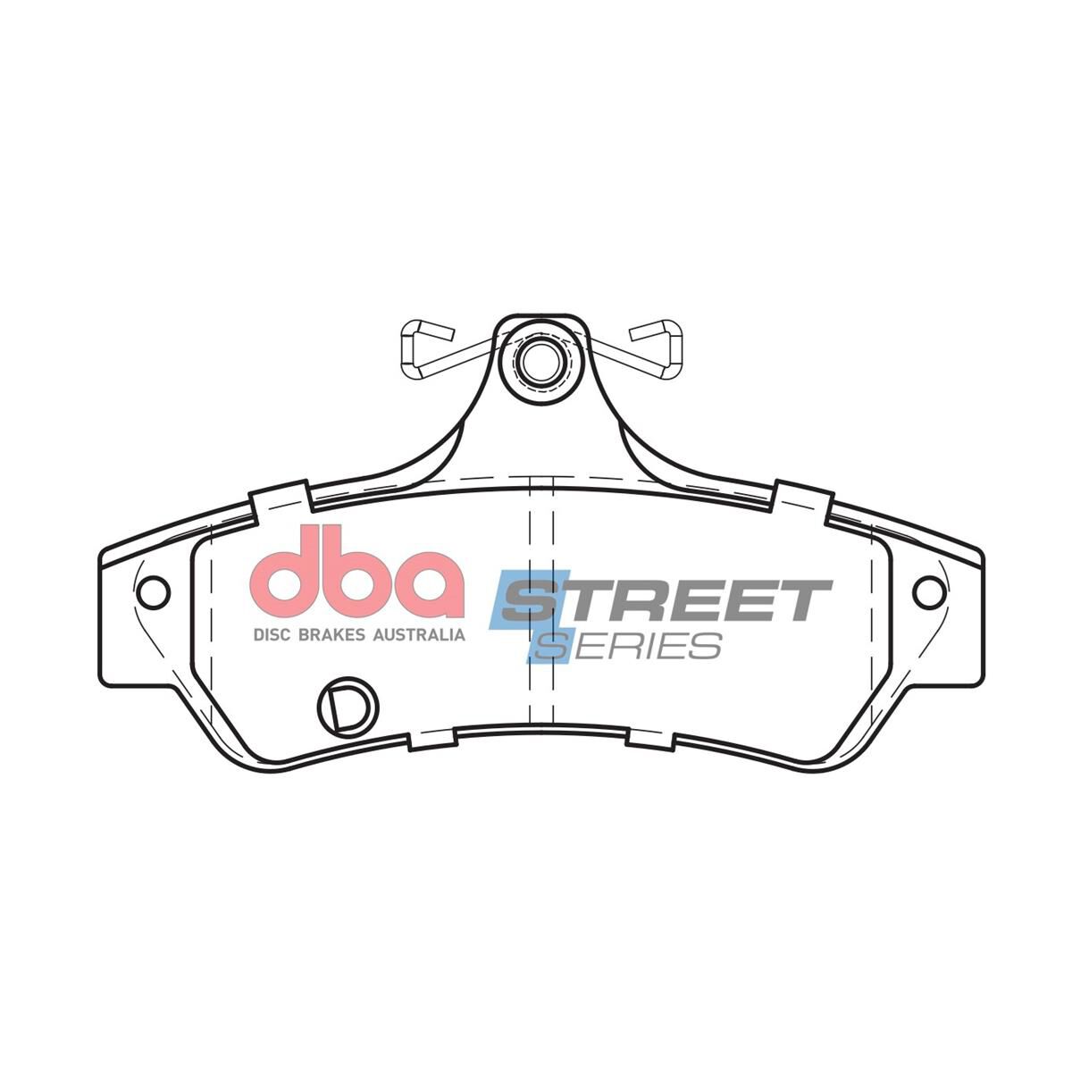 DBA SS STREET SERIES BRAKE PADS [ Mitsubishi 380 2005-2014 R ], , scaau_hi-res