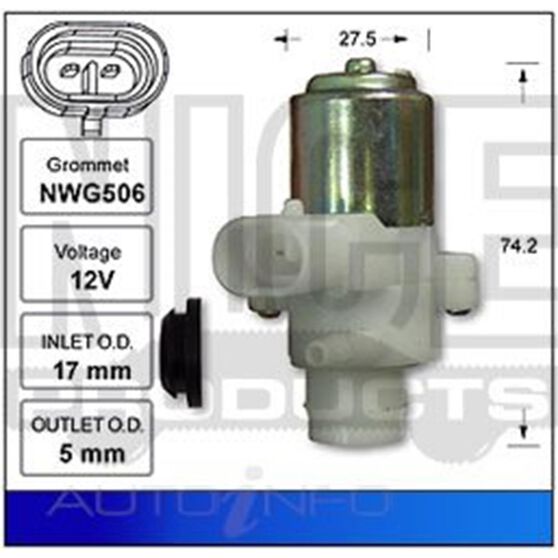 Nice Windscreen Washer Pump Nwp1584 Supercheap Auto