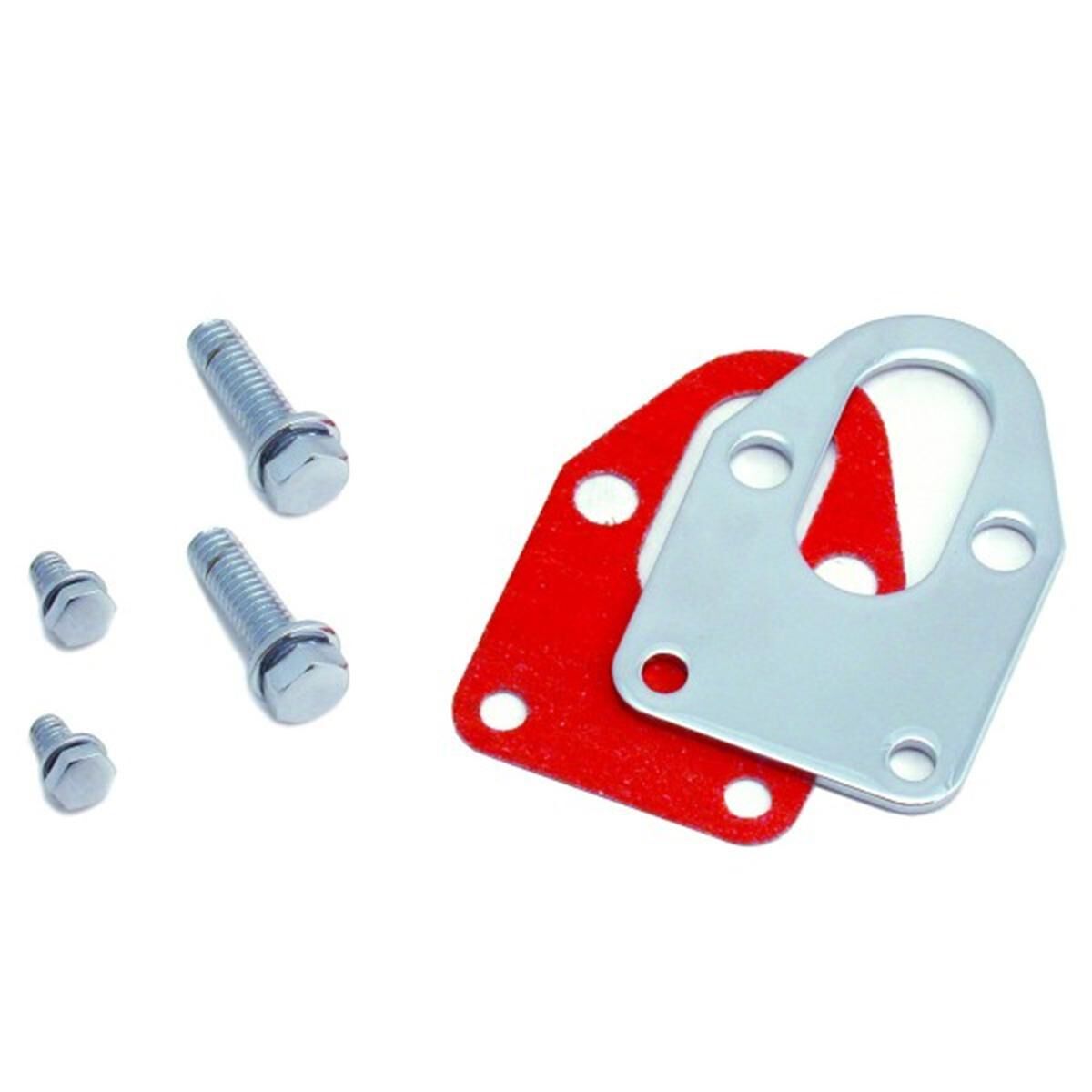 Fuel Pump Mount Chevrolet Plate with Gasket and Bolts, , scaau_hi-res