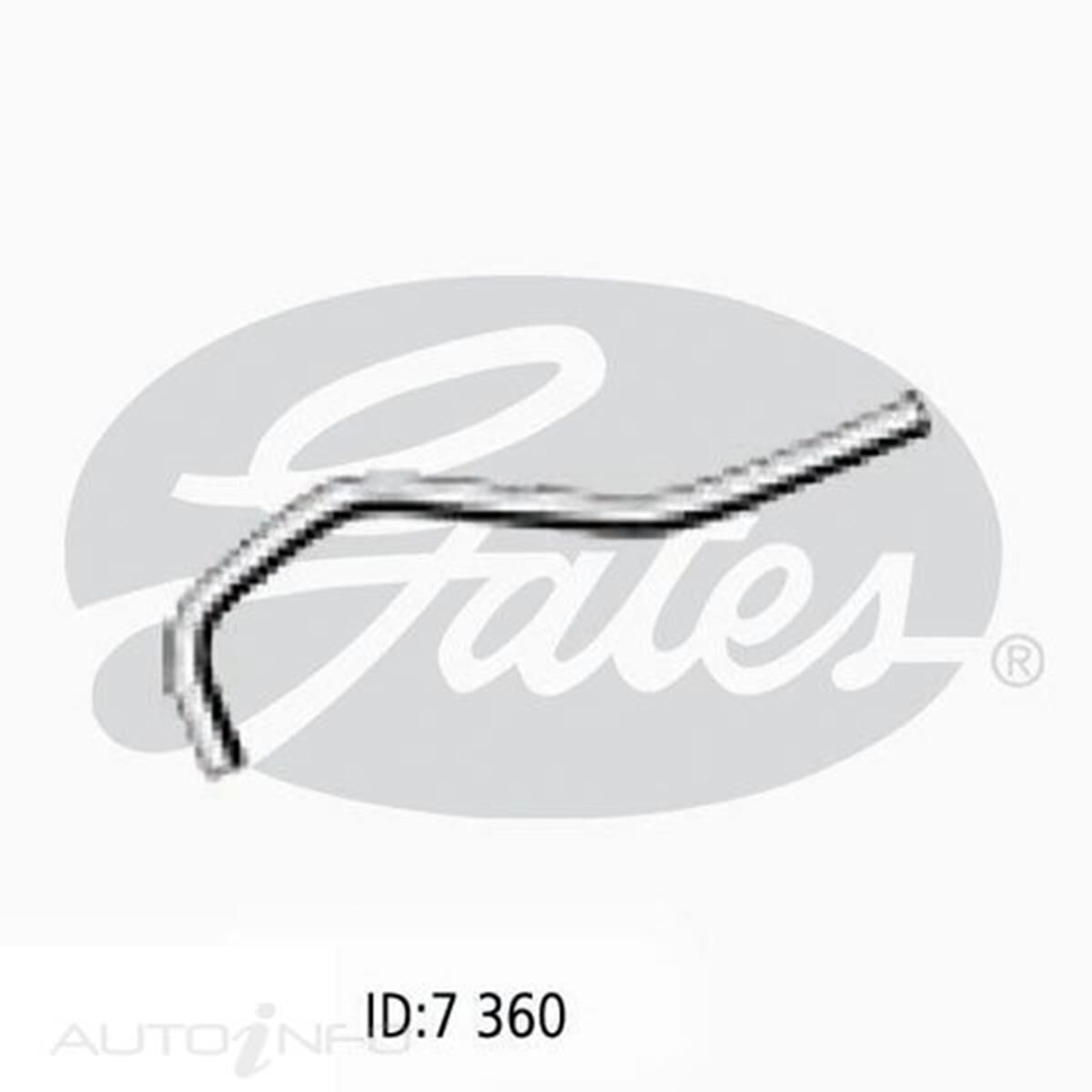 02-1107 GATES HEATER HOSE, , scaau_hi-res