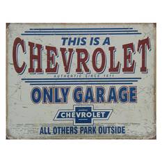 Sign-Chevy only Garage, , scaau_hi-res