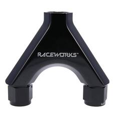 Y BLOCK 2X FEMALE AN-8 SWIVELS 1X AN-10 O-RING PORT, , scaau_hi-res