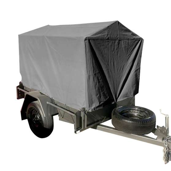 Sunrise Trailer Canvas Cover Suit Sunrise Cage - 8 x 5 x 2 Feet, , scaau_hi-res