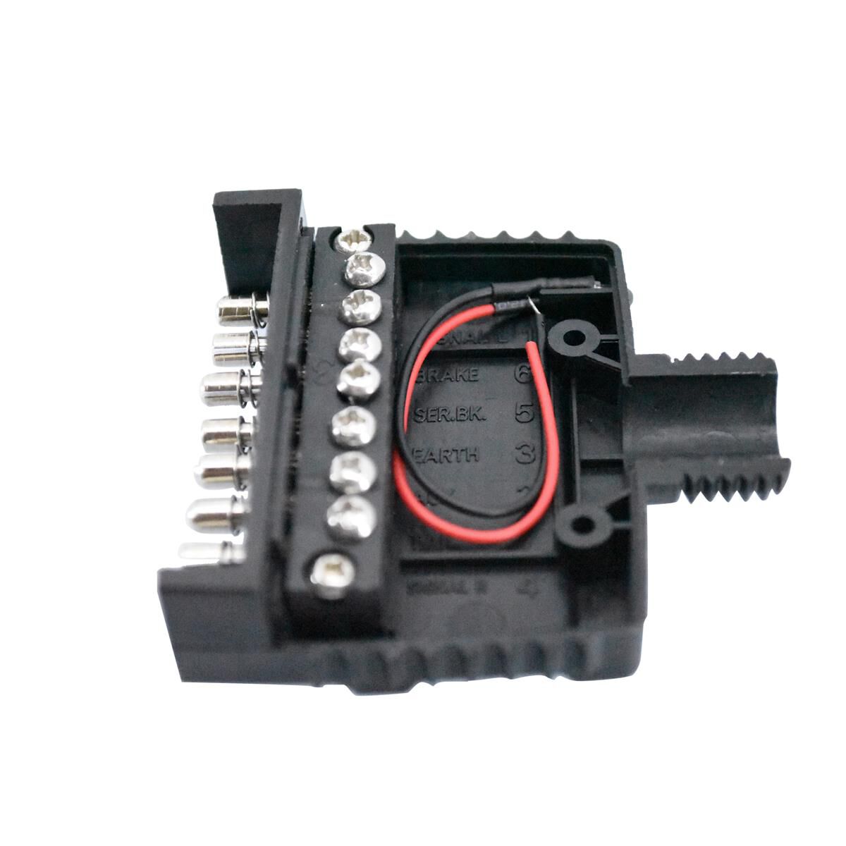 7 PIN FLAT TORNADO TRAILER PLUG WITH COVER, , scaau_hi-res