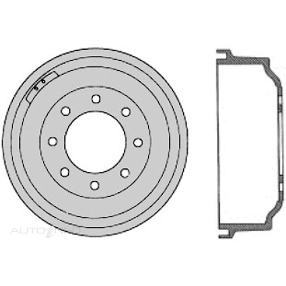 Protex Brake Drum DRUM4136 Supercheap Auto