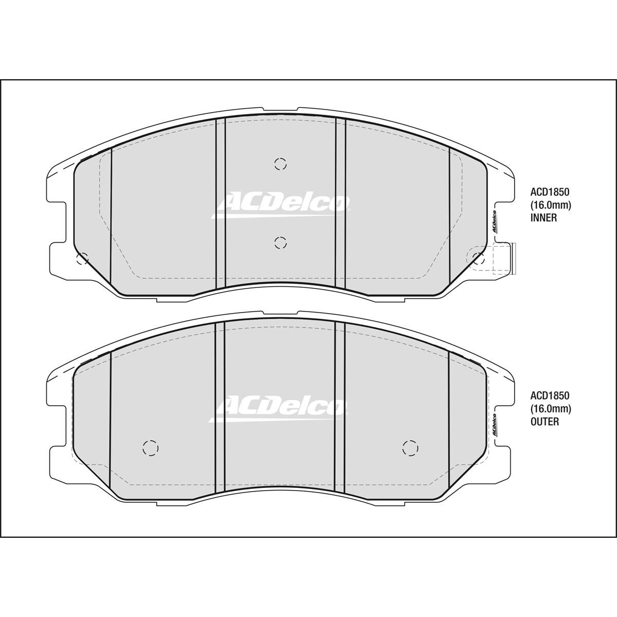 BRAKE PAD FR - ACD1850, , scaau_hi-res