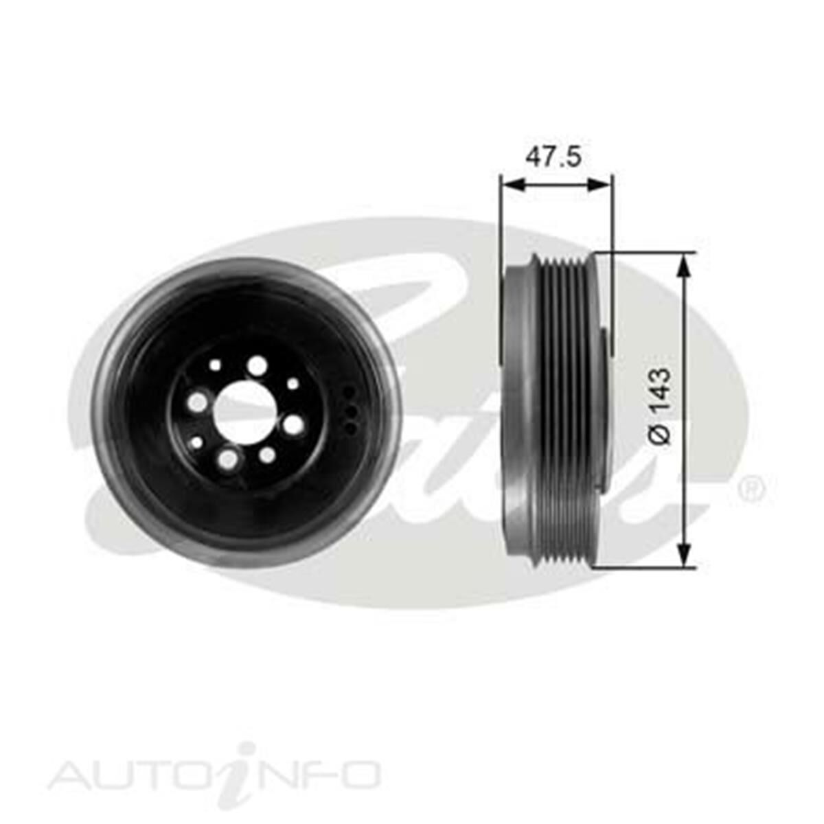 TVD1003 TORSIONAL VIB DAMPER, , scaau_hi-res