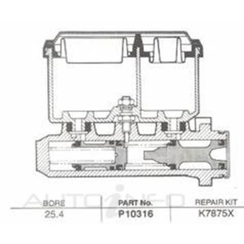 Protex Brake Master Cylinder P10316 Supercheap Auto