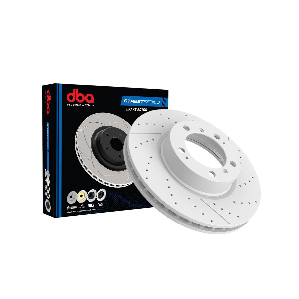 EN-SHIELD OE CROSS-DRILLED/DIMPLED [ MERCEDES CLS500 C218 218373 &X218 218973 TWINTURBO 4.7L V8 11/11-12/17 F ], , scaau_hi-res
