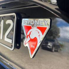 AFL SYDNEY SWANS 3D CHROME CAR EMBLEM, , scaau_hi-res