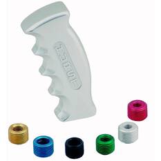 ALUMINIUM PISTOL GRIP SHIFTER SILVER HANDLE, , scaau_hi-res