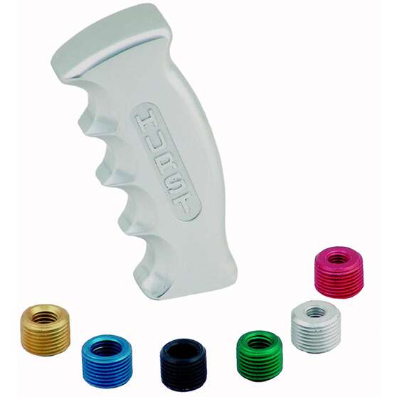 ALUMINIUM PISTOL GRIP SHIFTER SILVER HANDLE, , scaau_hi-res