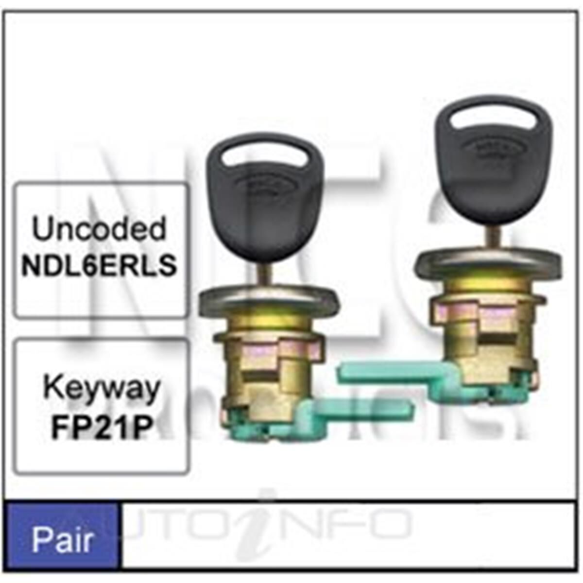 Nice Door Lock Barrel - Pair, NDL66E | Supercheap Auto