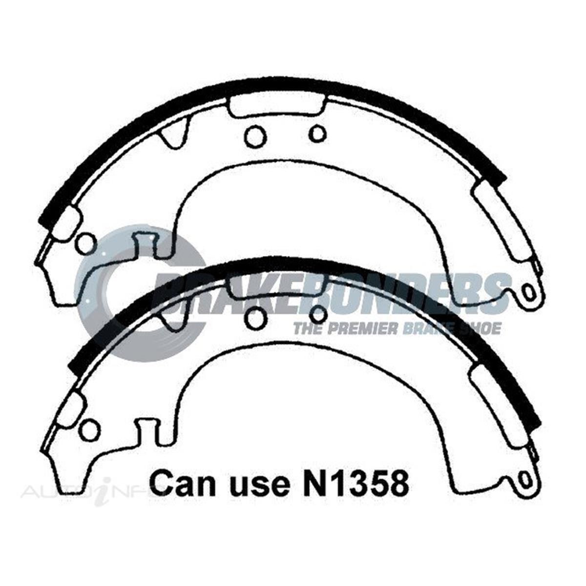 Brake Shoes - Chrysler / Toyota 228.6mm, , scaau_hi-res