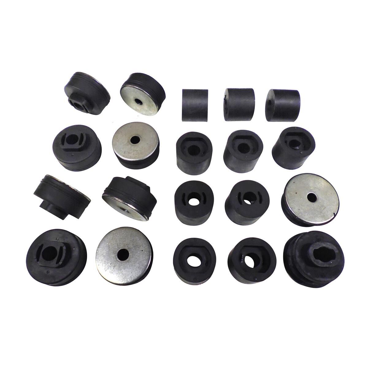 (BM) MITSUBISHI SERIES 90 - 99 LEAF SUSP LWB PAJERO BODY MOUNT KIT (20 PCS), , scaau_hi-res