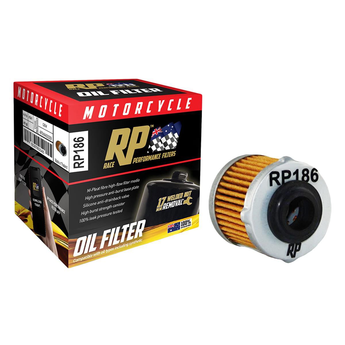 BIKE OIL FILTER RP186, , scaau_hi-res