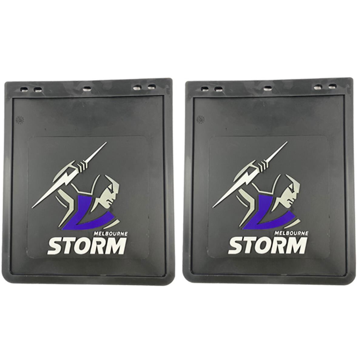 355MM DROP X 300MM WIDTH BLACK MONO MUDFLAP  - STORM, , scaau_hi-res