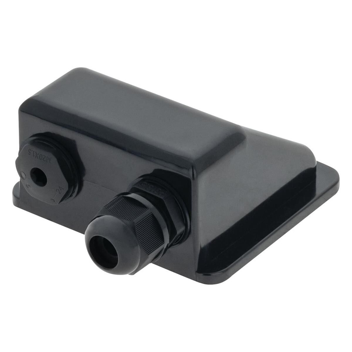 PKT 1 ABS SOLAR CABLE DUAL ENTRY POINT IP67 BLACK, , scaau_hi-res