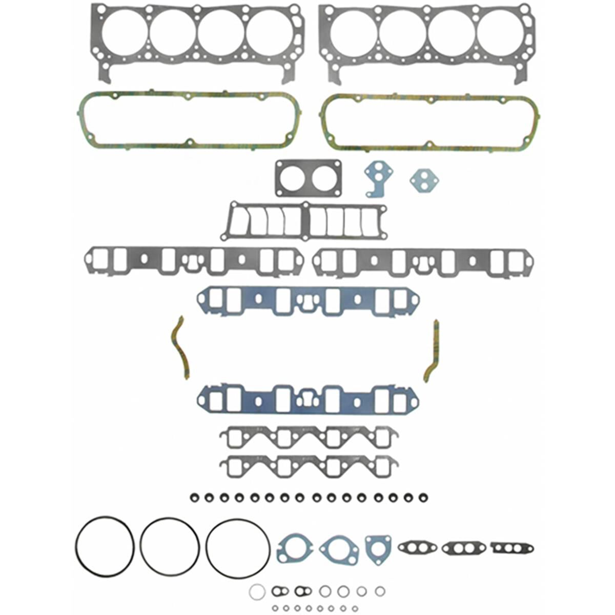 SBF 5.0L TOP END GASKET SET 68-85 302W **NOTES**, , scaau_hi-res