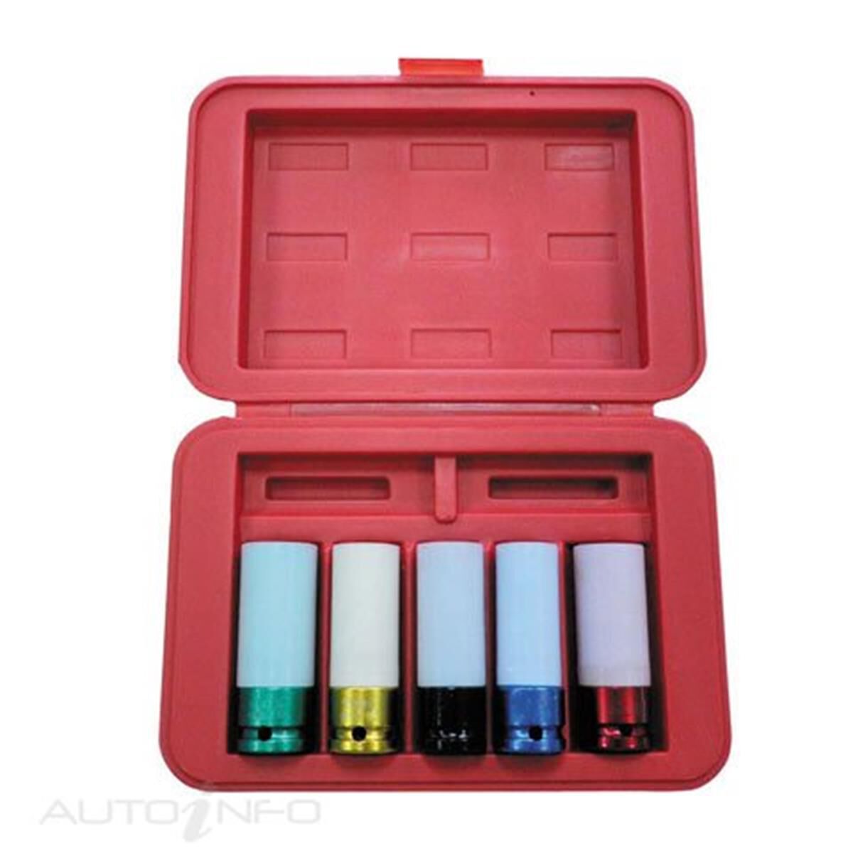 TOLEDO LUG NUT SOCKET SET 5PC, , scaau_hi-res