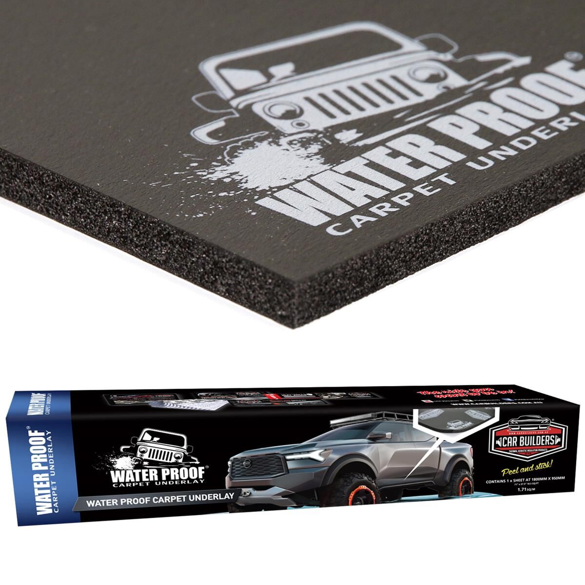 WATER PROOF CARPET UNDERLAY - 1.8SQM COVERAGE, , scaau_hi-res
