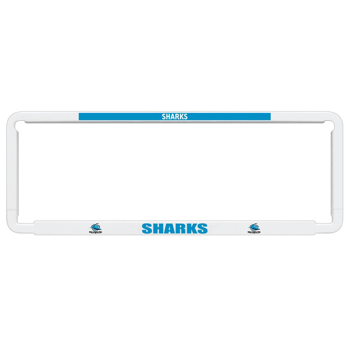 NUMBER PLATE FRAME SHARKS, , scaau_hi-res