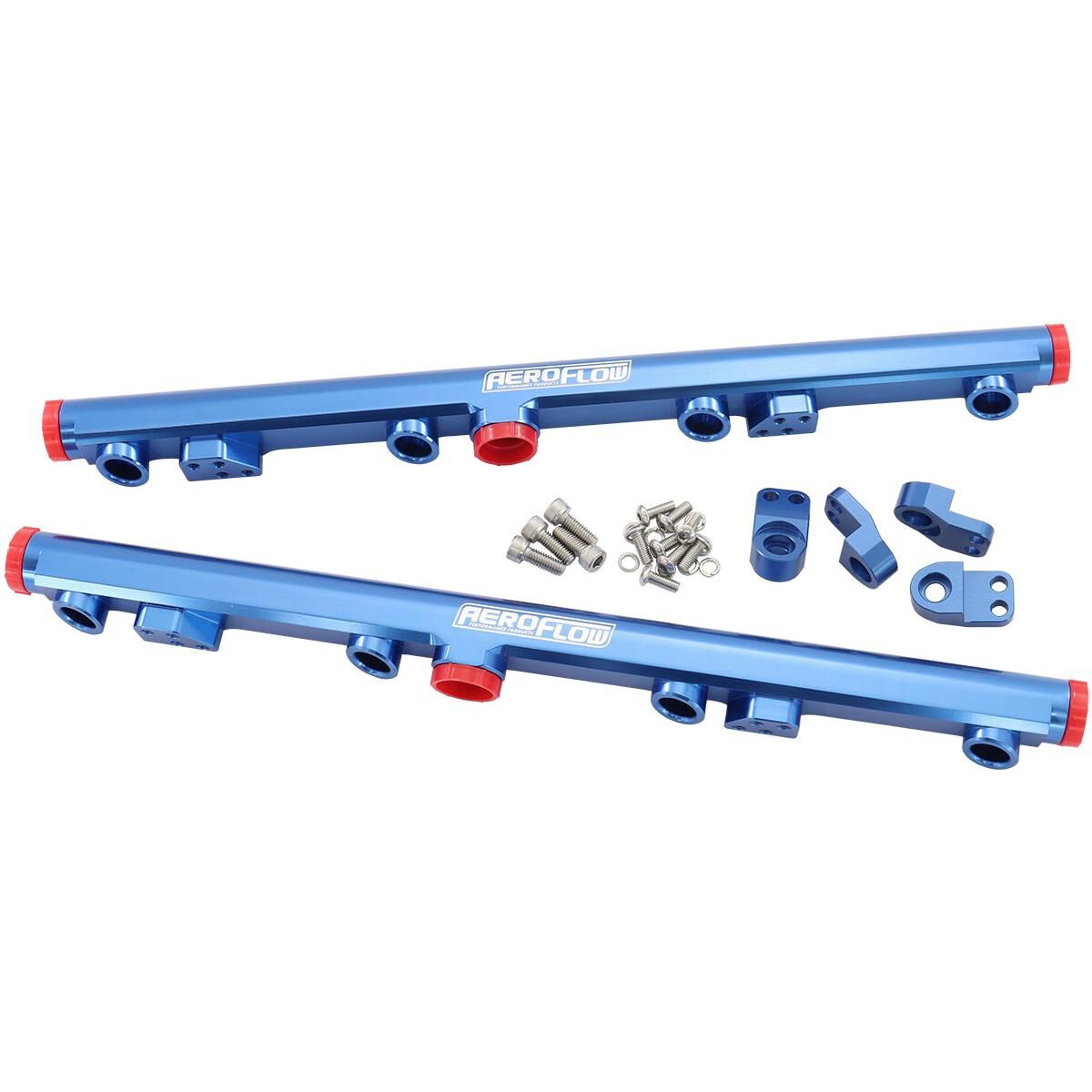 GM LS1 LS2 LS3 FUEL RAIL BLUE LS6 L76 L99 -8ORB LS, , scaau_hi-res
